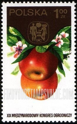 FindYourStampsValue: Apples and Congress Emblem