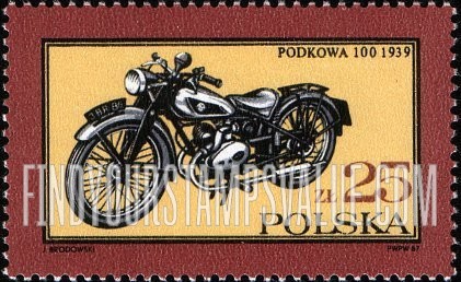 FindYourStampsValue: Motor Vehicles: 1939 Podkowa 100