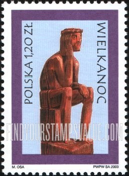FindYourStampsValue: Easter: Jesus seated