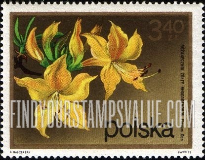 FindYourStampsValue: Flowering Shrubs: Rhododendron