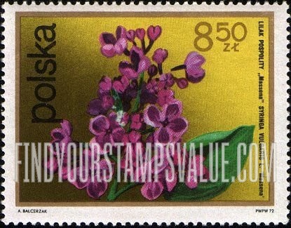 FindYourStampsValue: Flowering Shrubs: Lilac