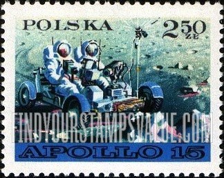FindYourStampsValue: Lunar Rover and Astronauts