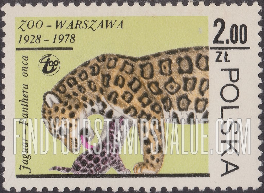 FindYourStampsValue: Animals: Jaguars