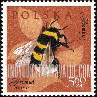 FindYourStampsValue: Insects: Bumble bee