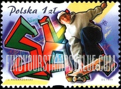 FindYourStampsValue: Sports: Skateboarding