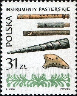 FindYourStampsValue: Folk instruments: Shepherd’s flutes, ram’s horn, ocarina