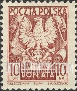 FindYourStampsValue: POSTAGE DUE - Polish Eagle