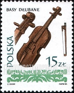 FindYourStampsValue: Musical Instruments: Double bass