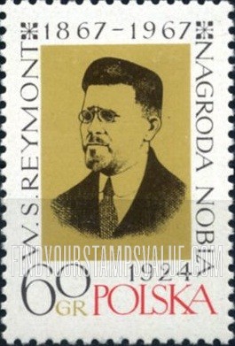 FindYourStampsValue: Wladyslaw S. Reymont (1867-1924), Writer, Nobel Prize Winner