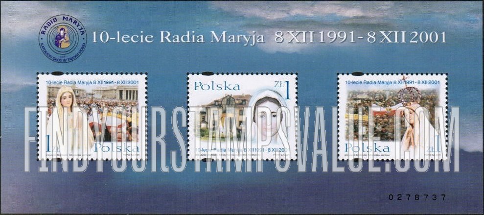 FindYourStampsValue: Radio Maryja, 10th Anniversary