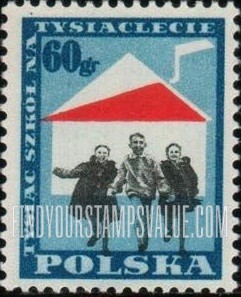 FindYourStampsValue: Three children leaving school
