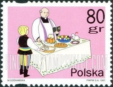 FindYourStampsValue: Easter Traditions: Blessing the Easter meal