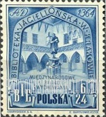 FindYourStampsValue: SEMI-POSTAL - Courtyard of Jagiellon University, Cracow
