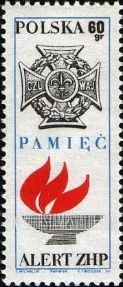 FindYourStampsValue: “Memory” Pathfinders' Cross and Protectors’ Badge