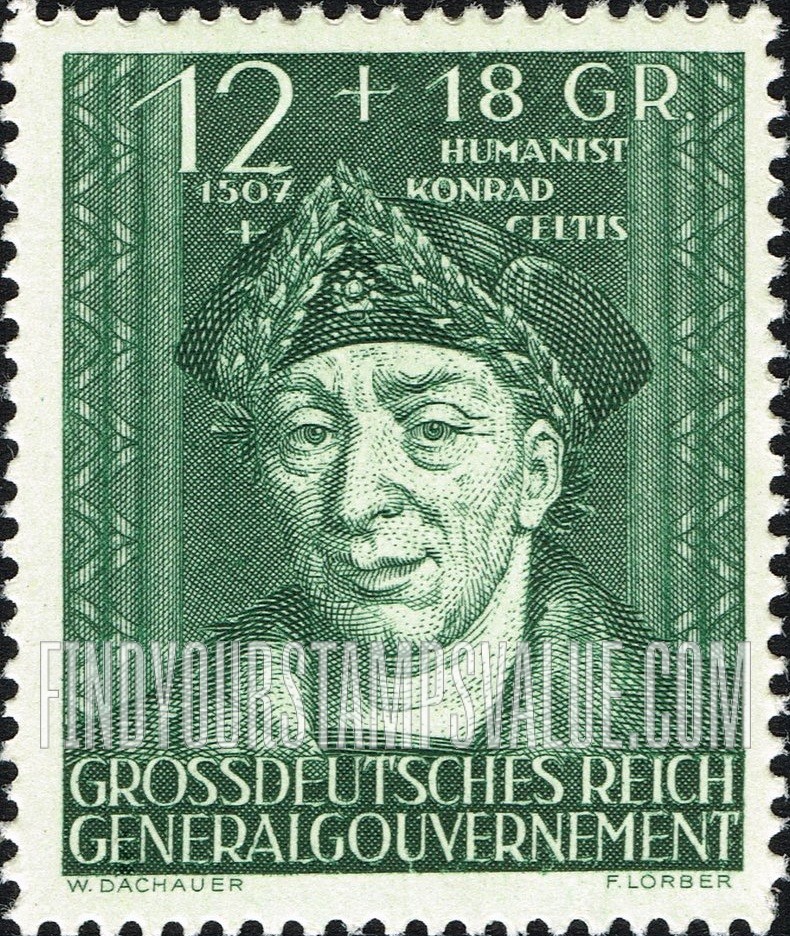 FindYourStampsValue: OCCUPATION SEMI-POSTAL - Conrad Celtis