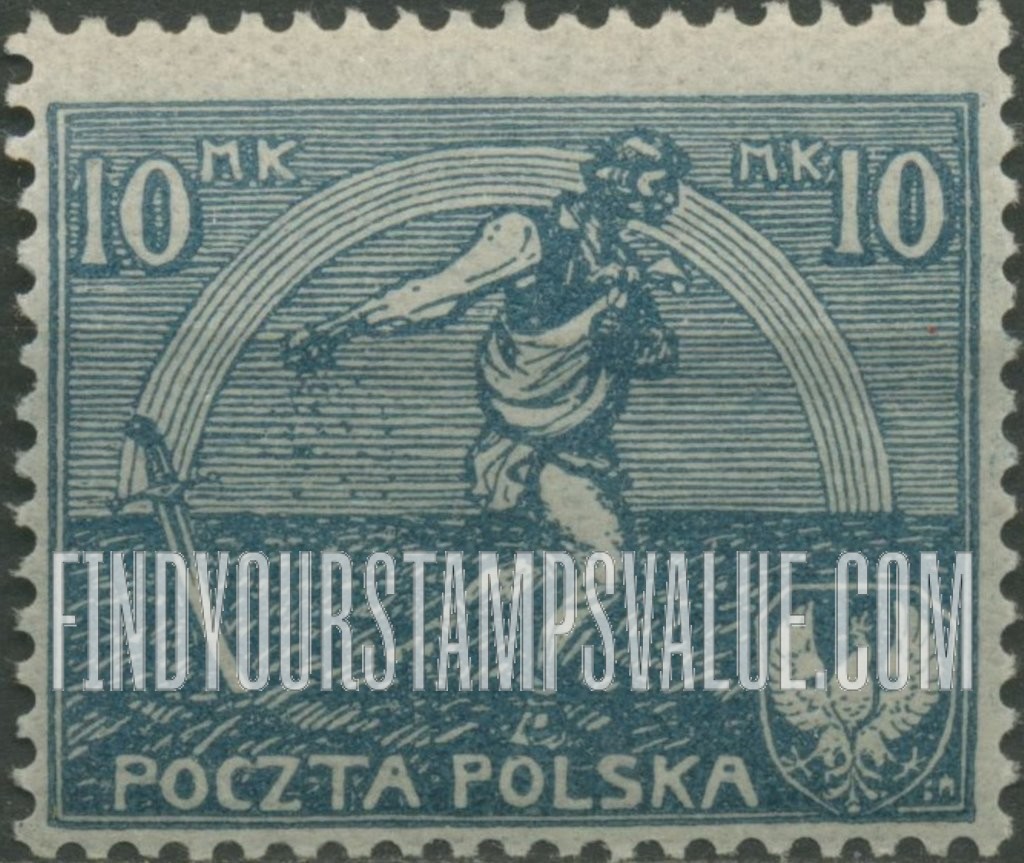 FindYourStampsValue: Sower and Rainbow of Hope
