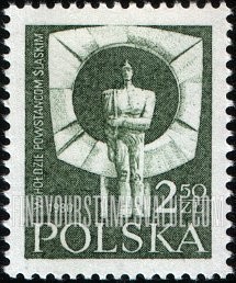 FindYourStampsValue: Honor to the Silesian Rebels, by Jan Borowczak
