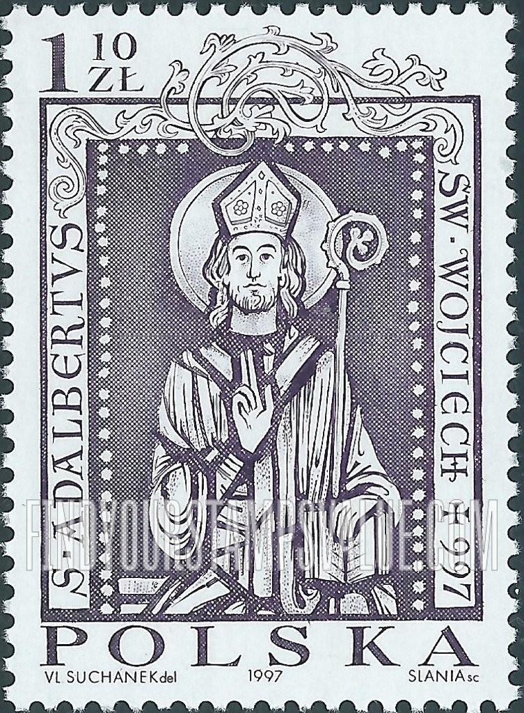 FindYourStampsValue: St. Adalbert (956-97)