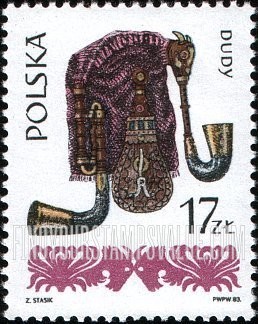 FindYourStampsValue: Musical Instruments: Bagpipes