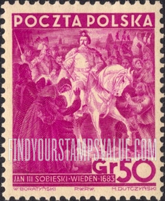 FindYourStampsValue: John III Sobieski entering Vienna