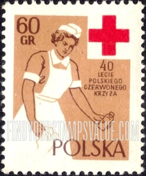 FindYourStampsValue: Red Cross Nurse