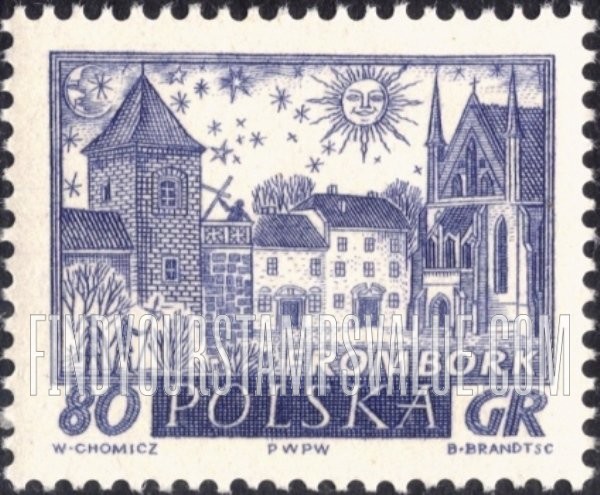 FindYourStampsValue: Historic Towns: Frombork
