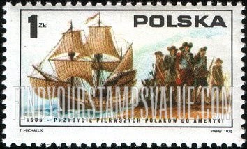 FindYourStampsValue: First Poles Arriving on “Mary and Margaret” 1608