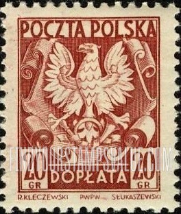 FindYourStampsValue: POSTAGE DUE - Polish Eagle