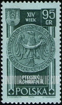 FindYourStampsValue: Seal of Conrad II and Silesian eagle