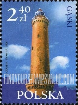 FindYourStampsValue: Lighthouses: Gaski