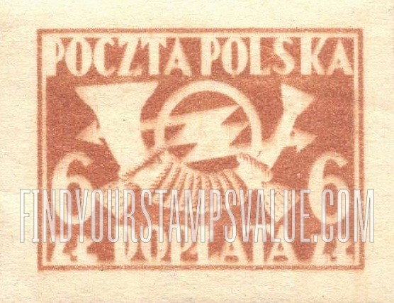 FindYourStampsValue: POSTAGE DUE - Post Horn with Thunderbolts: Type of 1945