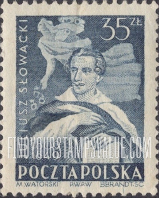 FindYourStampsValue: Juliusz Slowacki