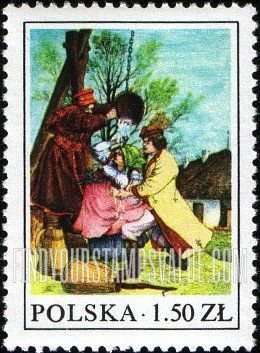 FindYourStampsValue: Folk Customs: Dousing the women on Easter Monday