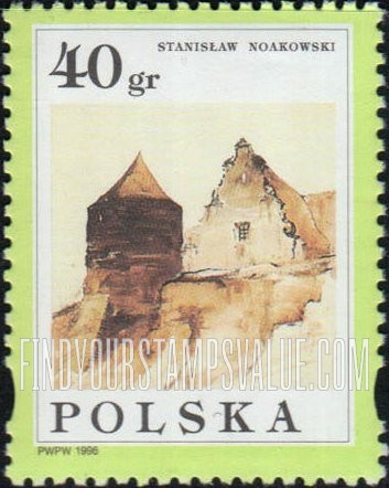 FindYourStampsValue: Drawings by Stanislaw Noakowski (1867-1928): Renaissance building