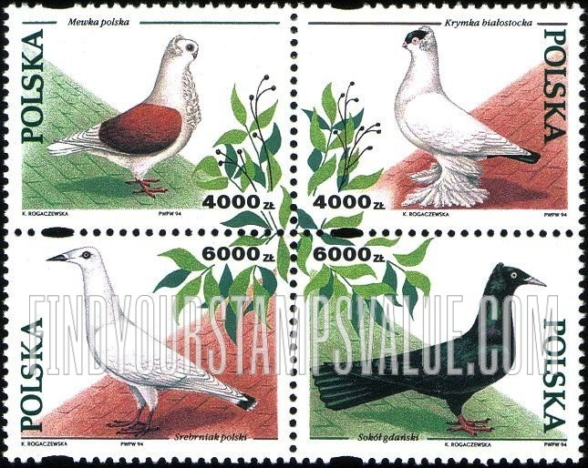 FindYourStampsValue: Pigeons