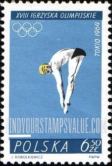 FindYourStampsValue: Sport: Diving
