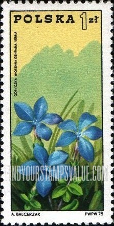 FindYourStampsValue: Gentian and Tatra Mountains, vertical