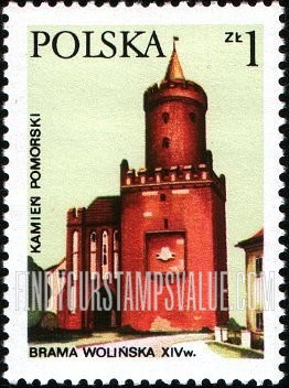 FindYourStampsValue: Architectural landmarks: Monastery, Przasnysz
