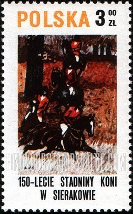 FindYourStampsValue: Horse Paintings: Fox hunt