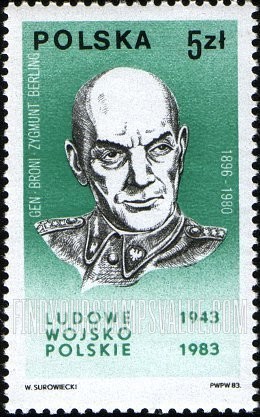 FindYourStampsValue: General Zygmunt Berling (1896-1980)