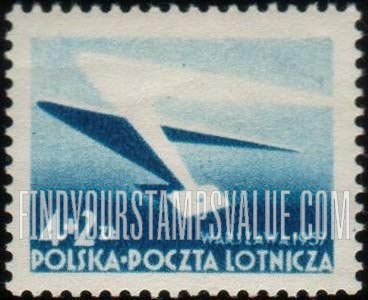 FindYourStampsValue: AIR POST SEMI-POSTAL - Wing of Jet Plane and Letter
