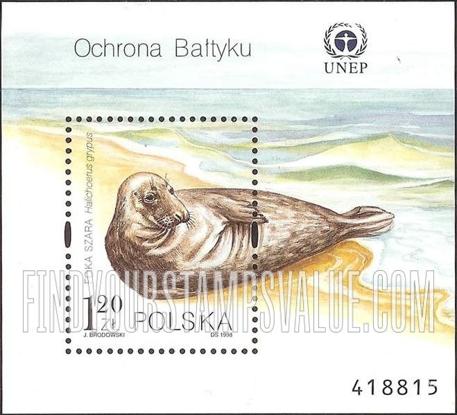 FindYourStampsValue: Protection of the Baltic Sea - Marine life: Halichoerus grypus