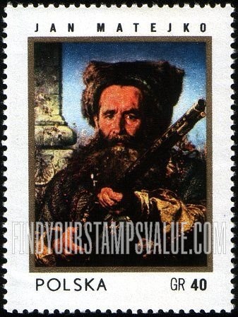 FindYourStampsValue: Paintings: Ostafi Daszkiewicz, by Jan Matejko