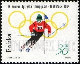 FindYourStampsValue: Sports: Slalom