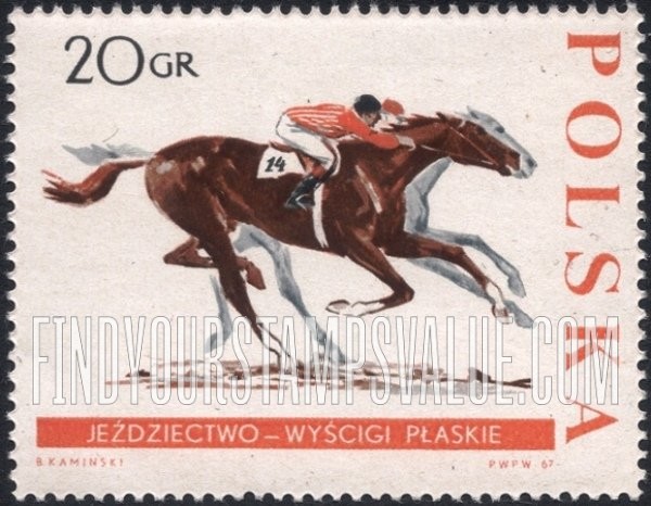 FindYourStampsValue: Horses: Horse race
