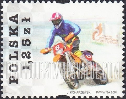 FindYourStampsValue: Motor Sports: Motorcycle racing (one motorcycle)