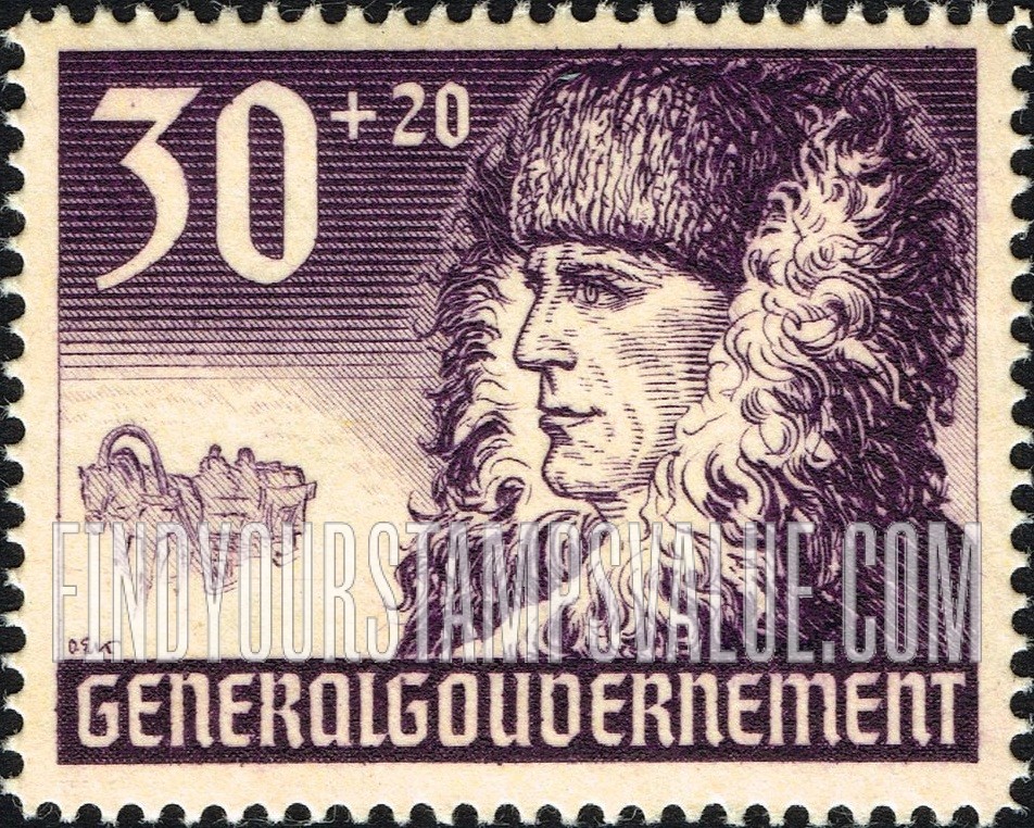FindYourStampsValue: OCCUPATION SEMI-POSTAL - German Peasant