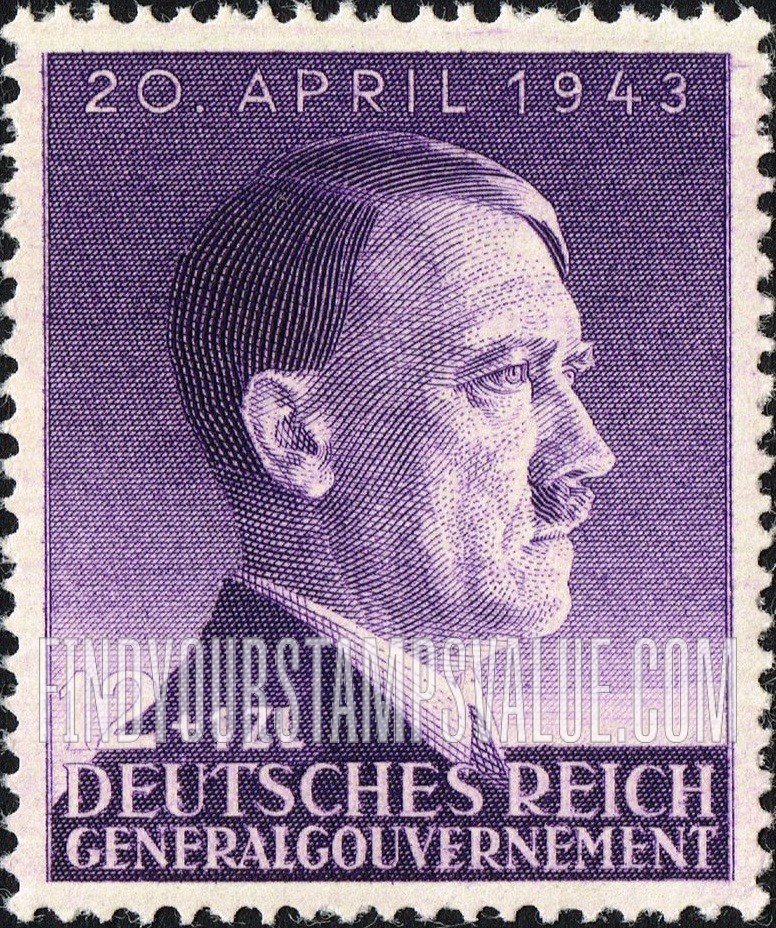 FindYourStampsValue: OCCUPATION SEMI-POSTAL - Adolf Hitler