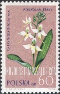 FindYourStampsValue: Flowers: Orchid