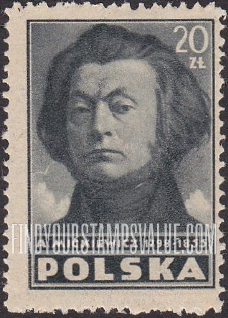 FindYourStampsValue: Adam Mickiewicz
